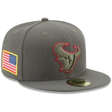 Men's Houston Texans New Era Olive 2017 Salute To Service 59FIFTY Fitted Hat 2783182